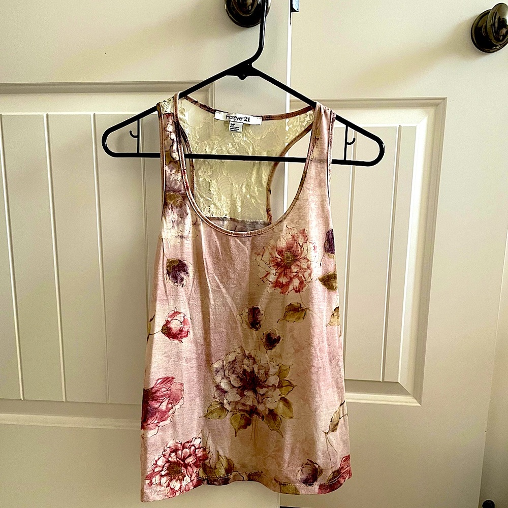 Forever 21 Floral tank